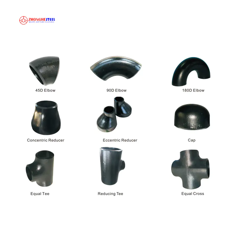 carbon steel butt welded pipe fitting